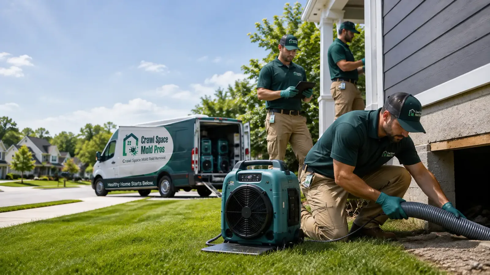Crawl Space Mold Removal in Athens, MI